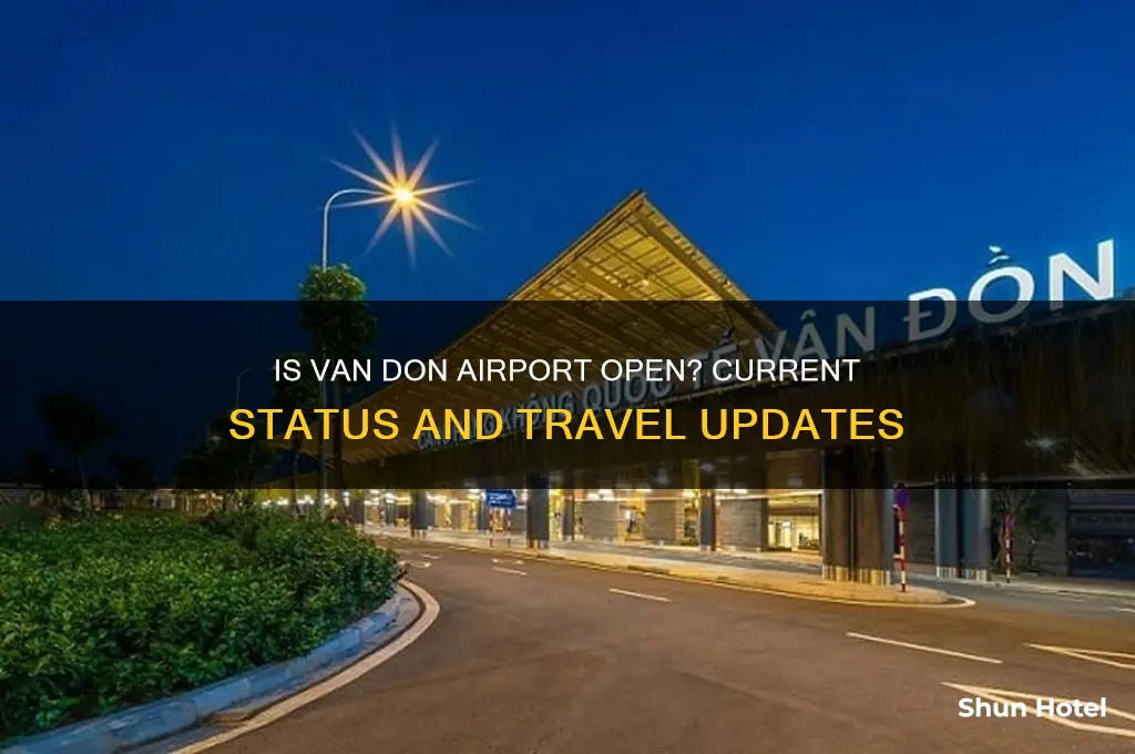 is van don airport open