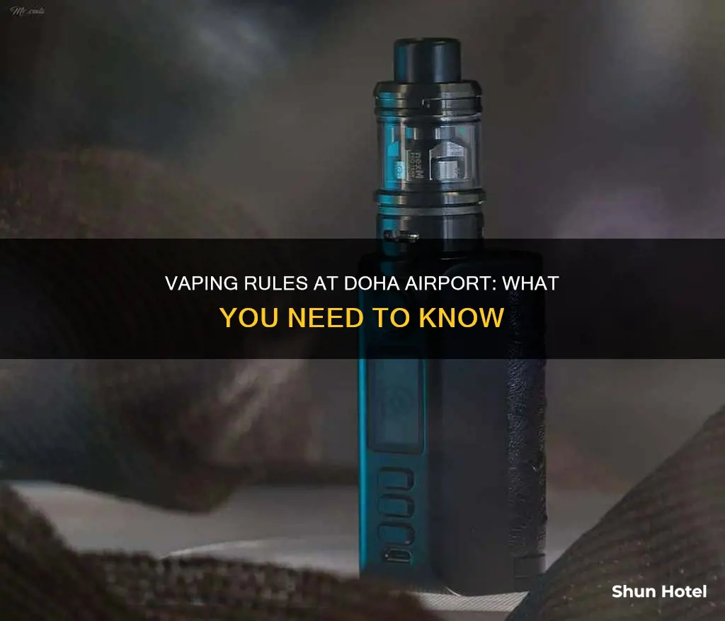 is vape allowed in doha airport