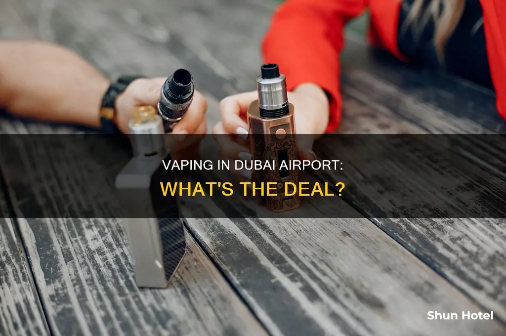 is vape allowed in dubai airport