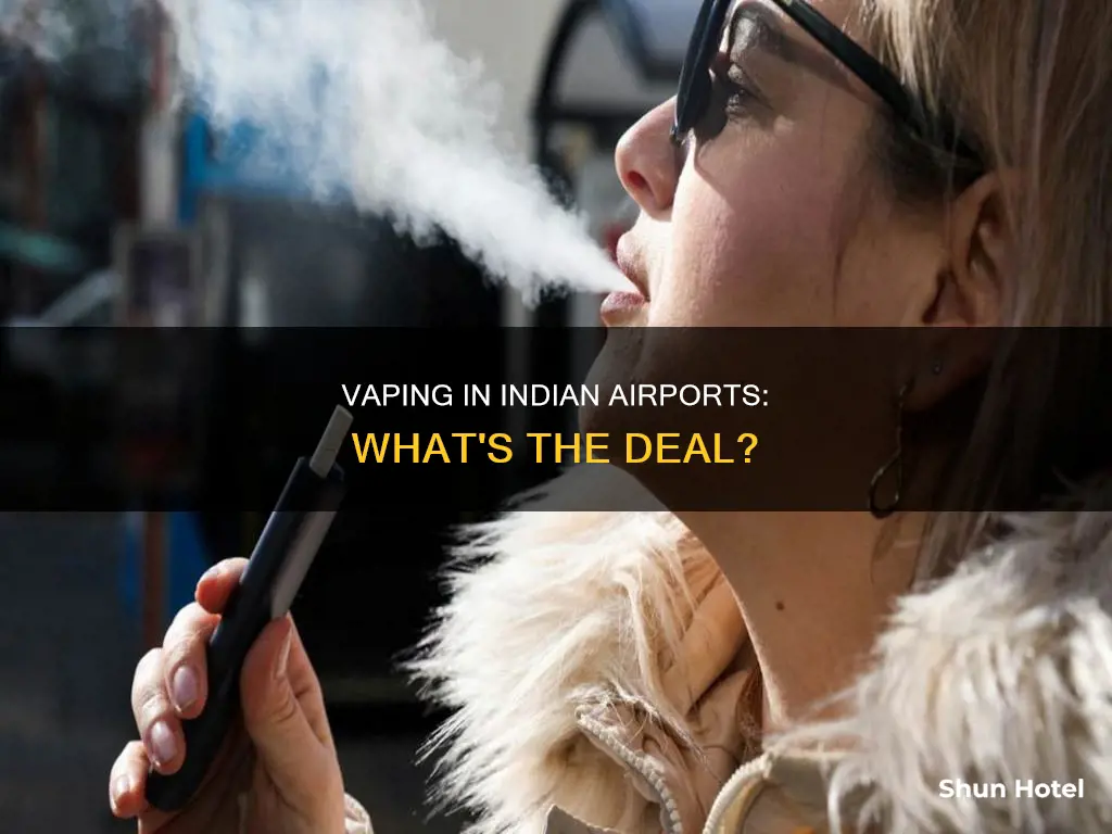 is vape allowed in india airport