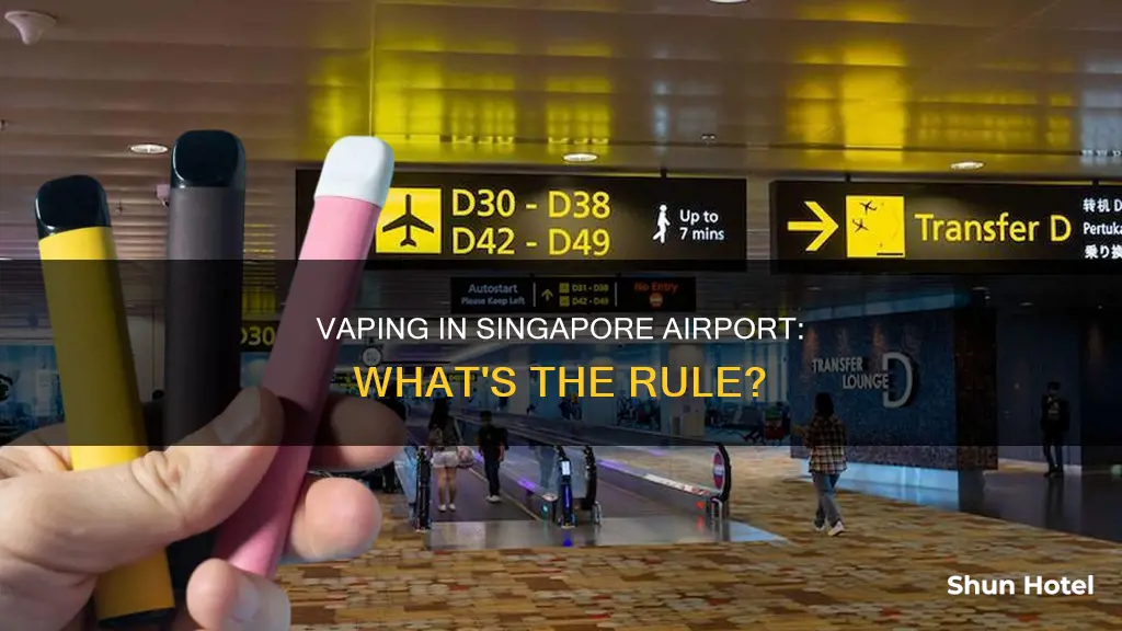 is vape allowed in singapore airport