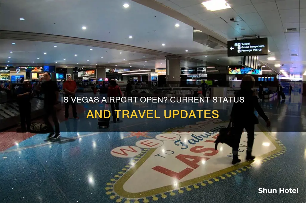 is vegas airport open
