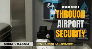 Airport Security: Can You Bring Water Through?