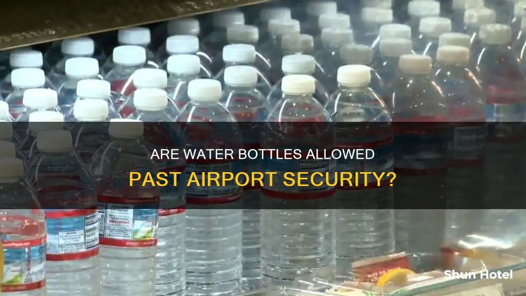 is water bottle allowed in airport
