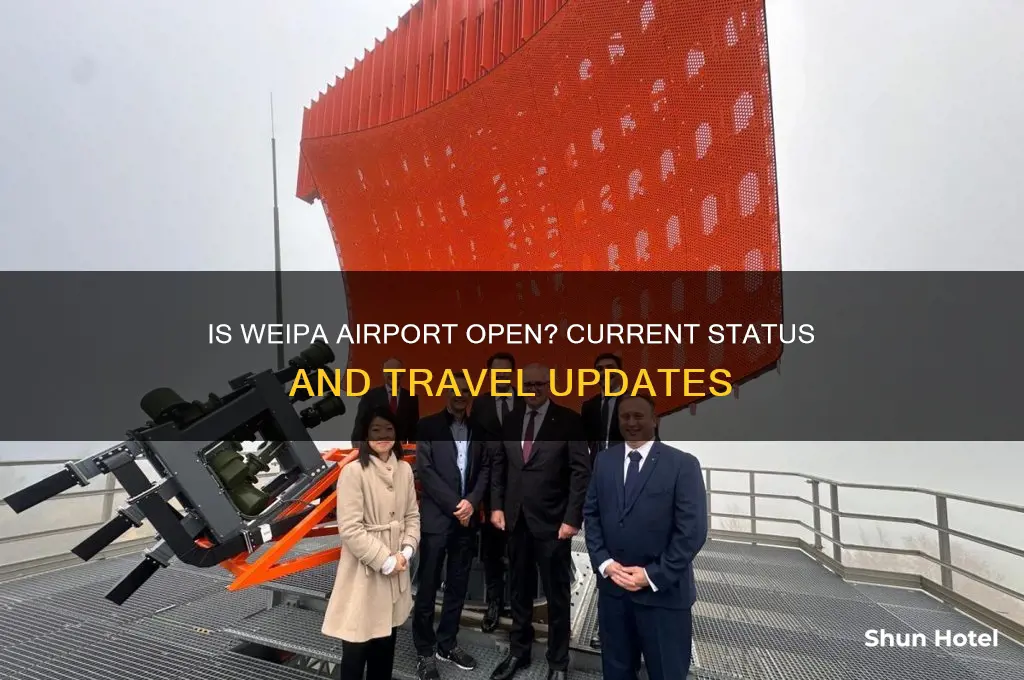 is weipa airport open