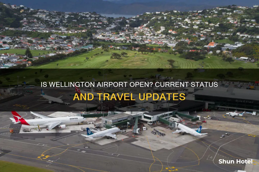 is wellington airport open