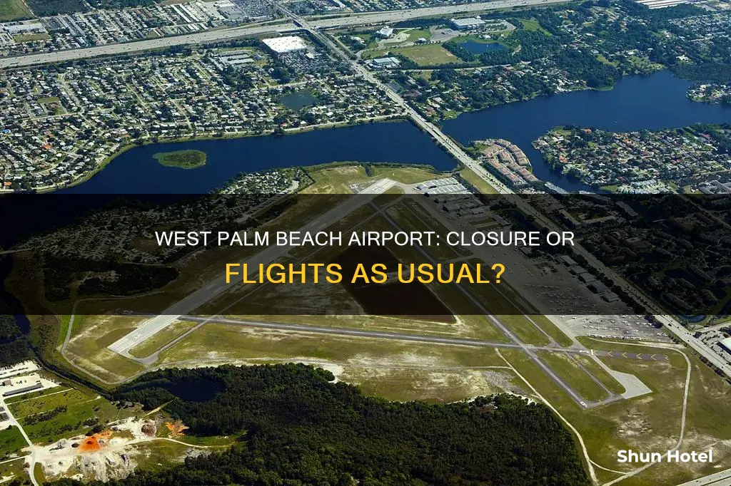 is west palm beach airport closing