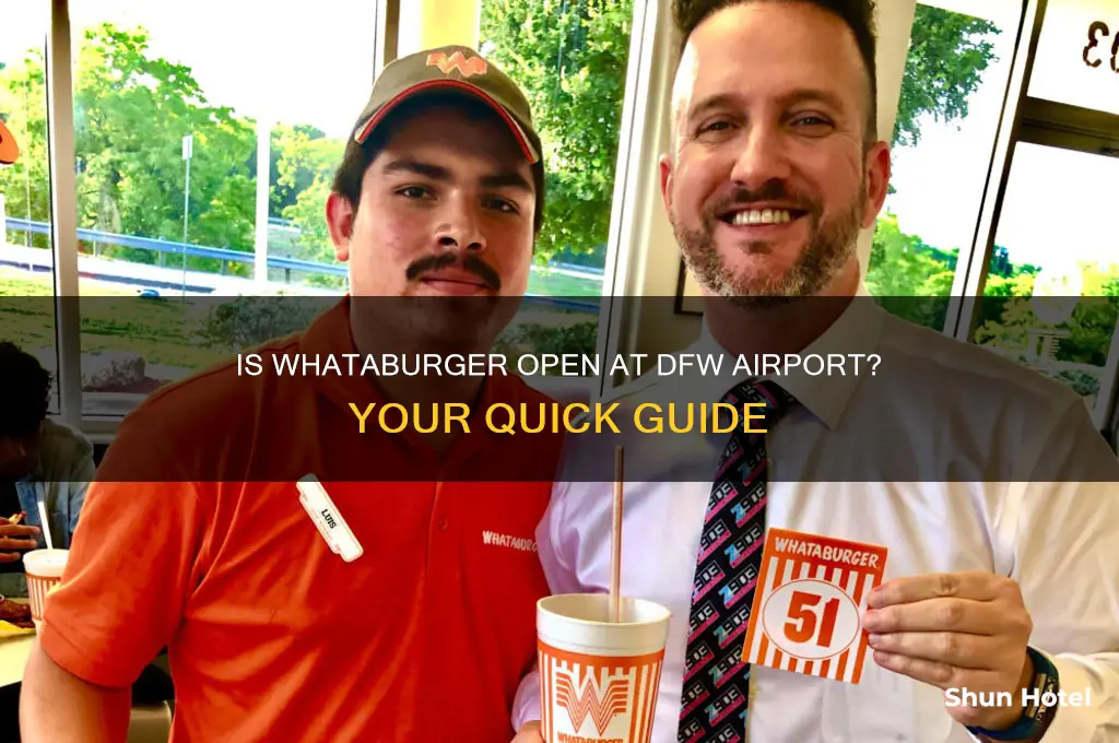 is whataburger open at dfw airport