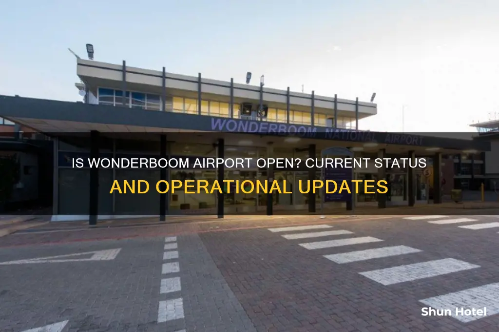 is wonderboom airport open