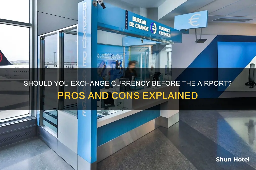 is worth getting euros before the airport