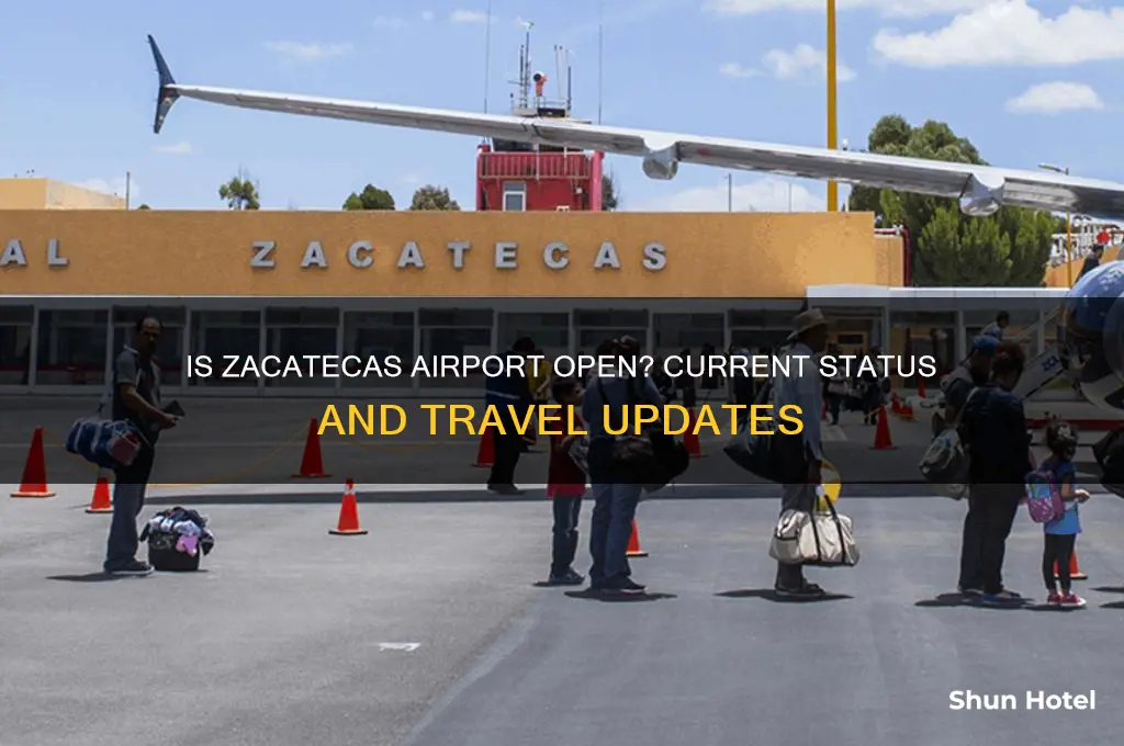 is zacatecas airport open