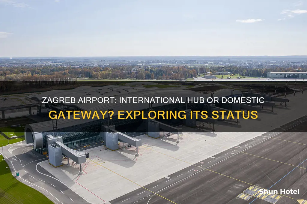 is zagreb airport international
