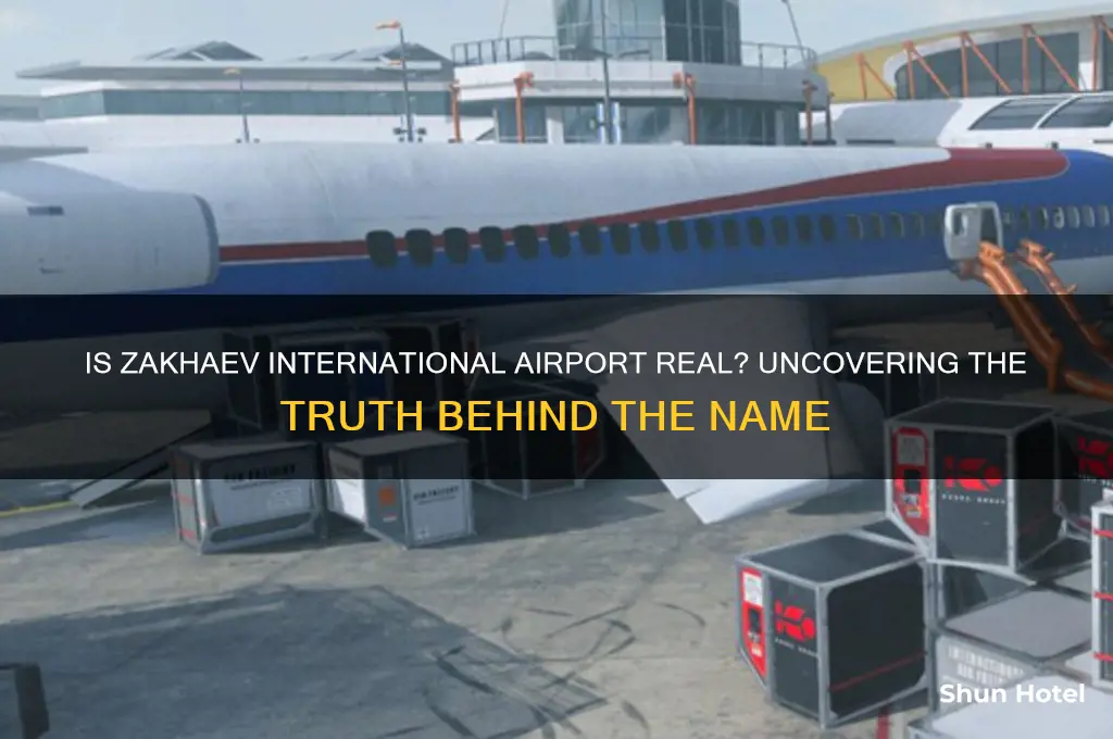 is zakhaev international airport real