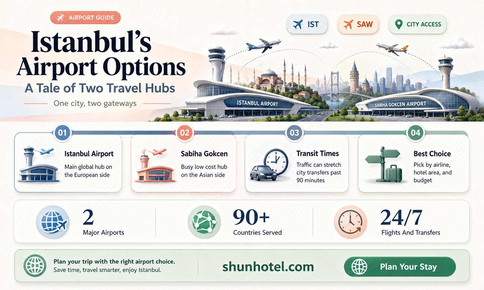 are there 2 airports in istanbul