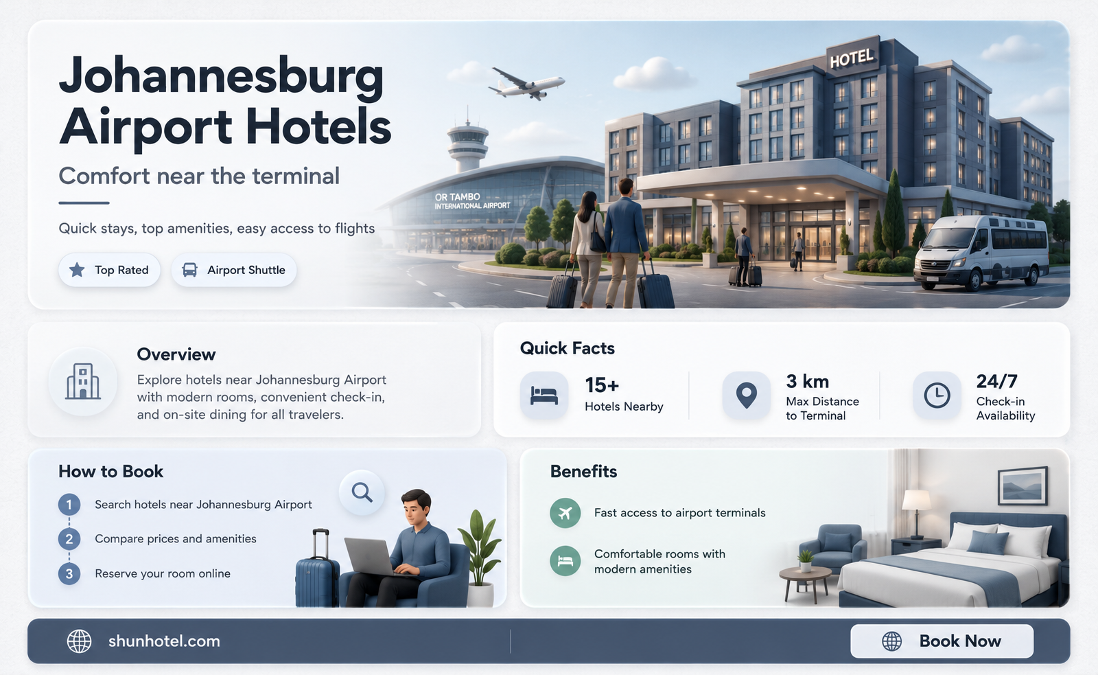 are there hotels in johannesburg airport