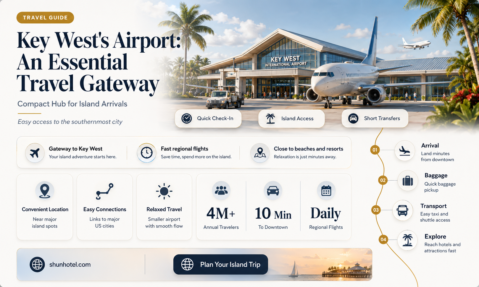 are there airports in key west