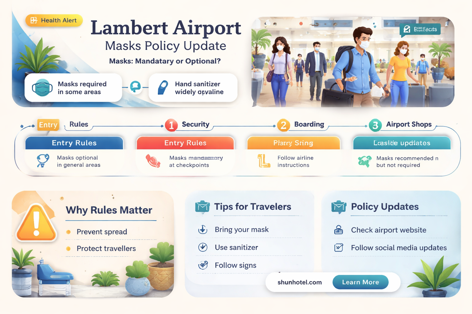 are masks required at lambert airport