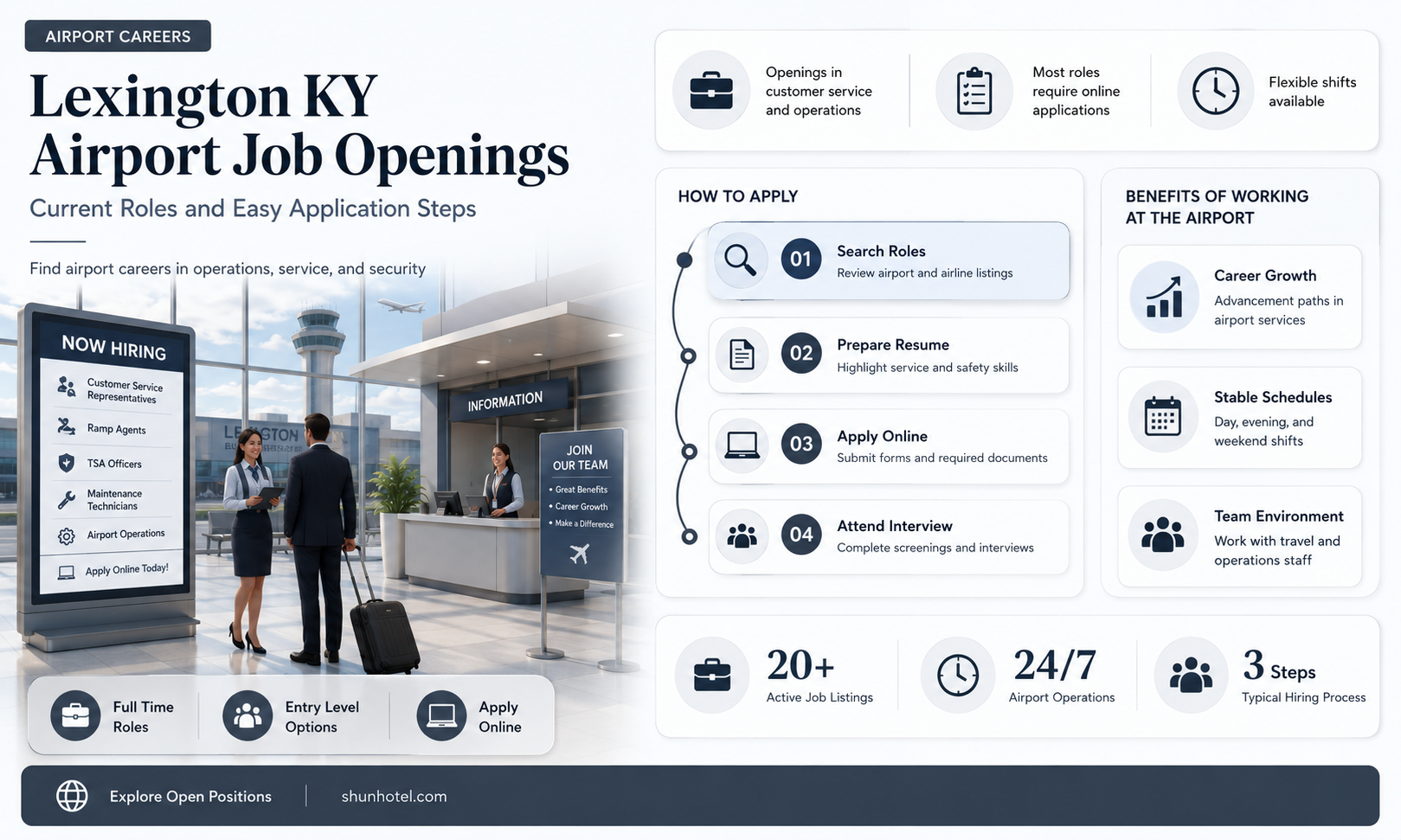 are there any job openings at the lexington ky airport