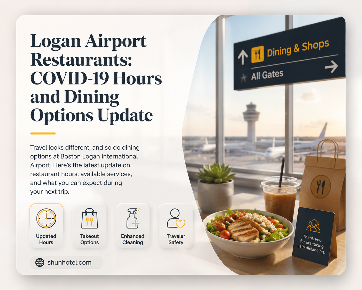 are restaurants open at logan airport covid
