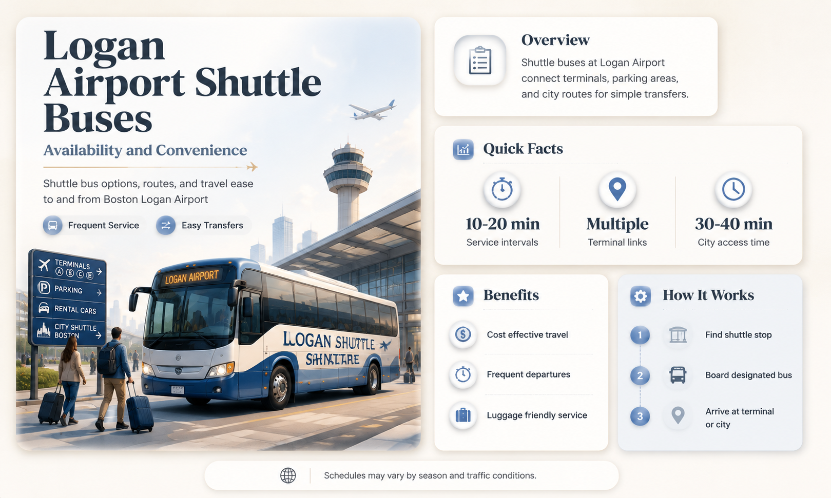 are there shuttle buses at logan international airport