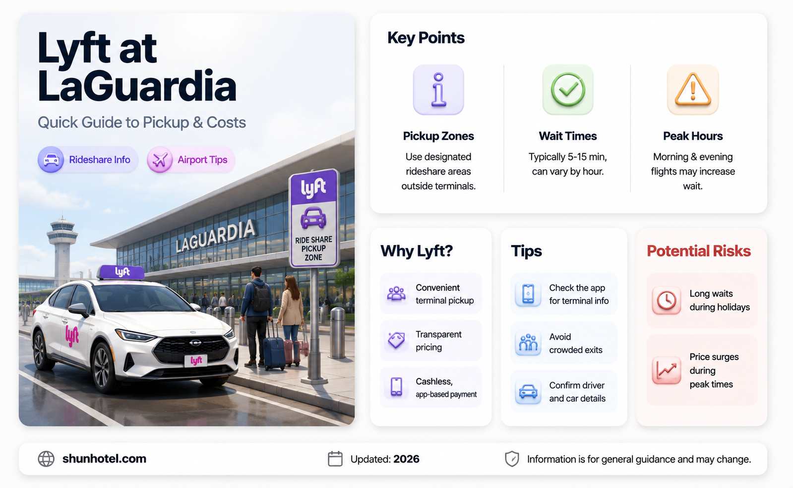 are lyft allowed at laguardia airport