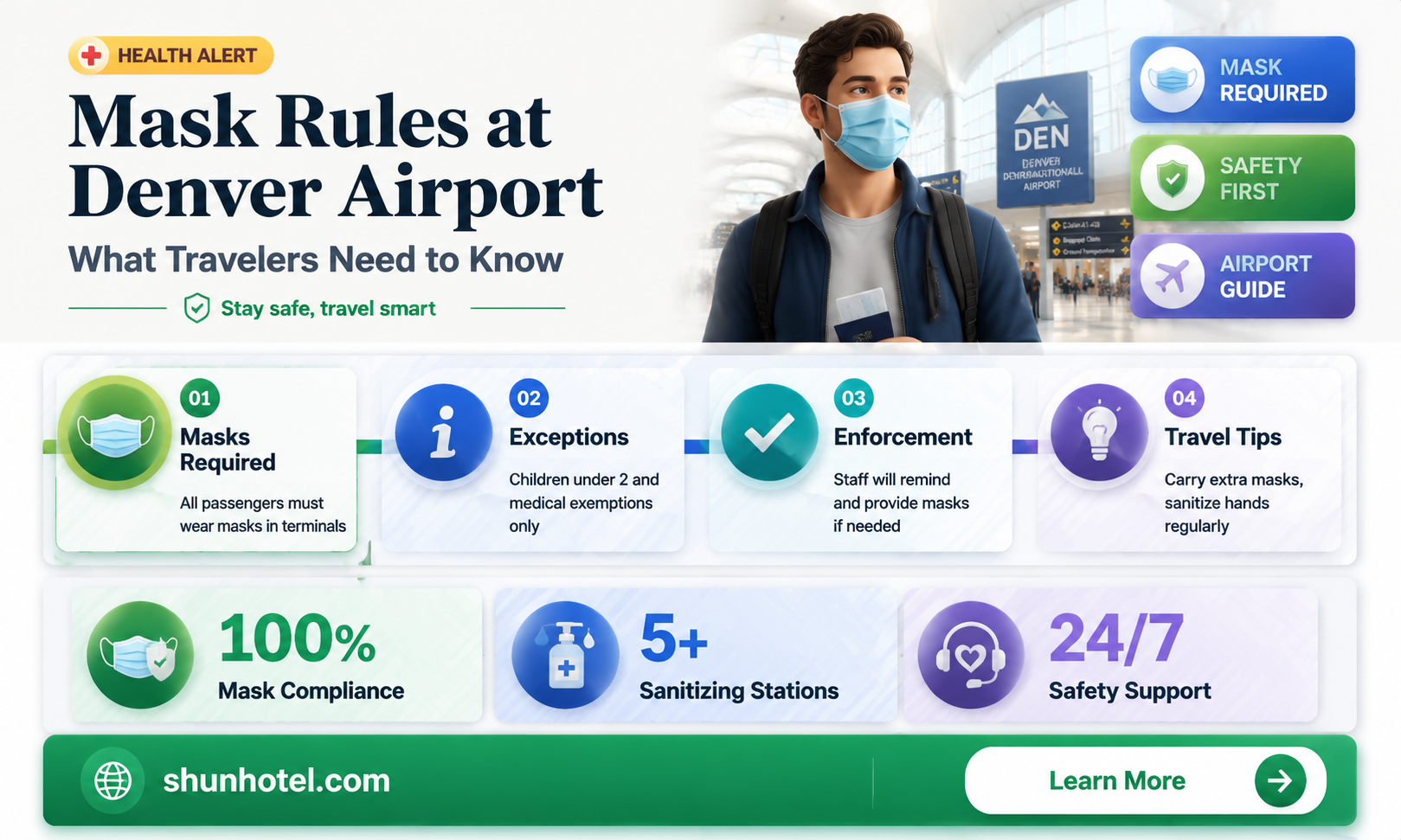 are masks required at denver international airport