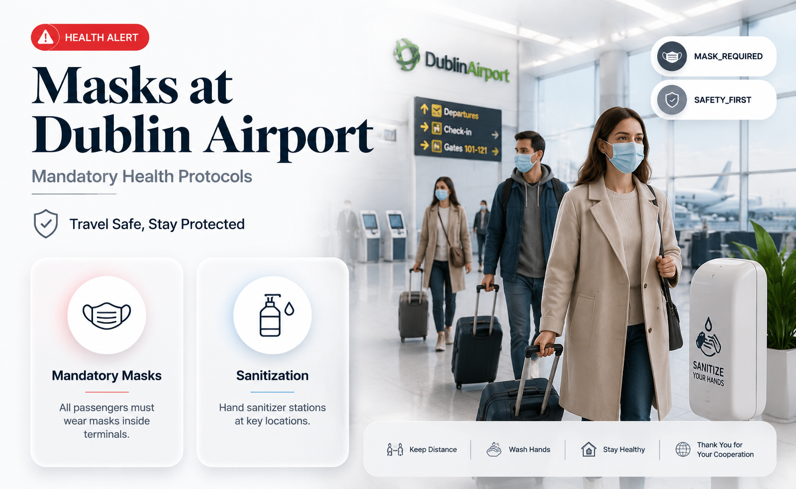 are masks mandatory in dublin airport