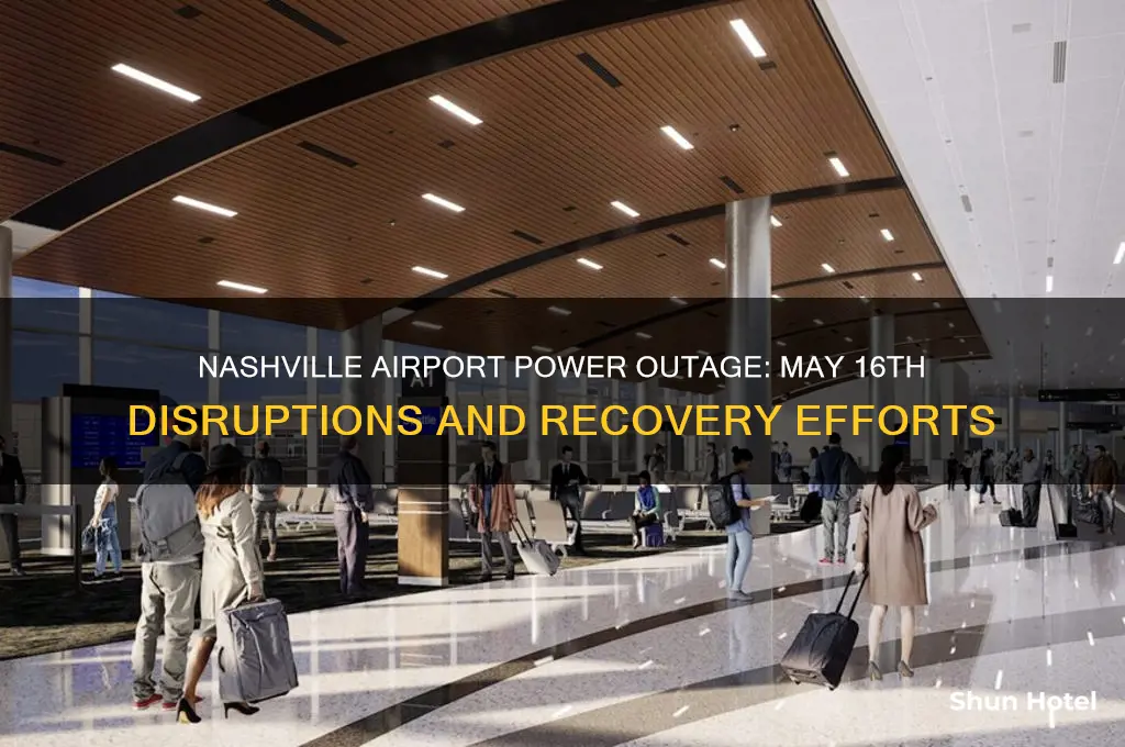 may 16 power outage nashville international airport