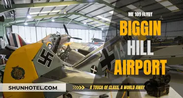 The Historic Flyby: ME 109 Soars Over Biggin Hill Airport