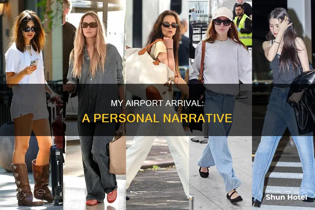 me showing up at the airport