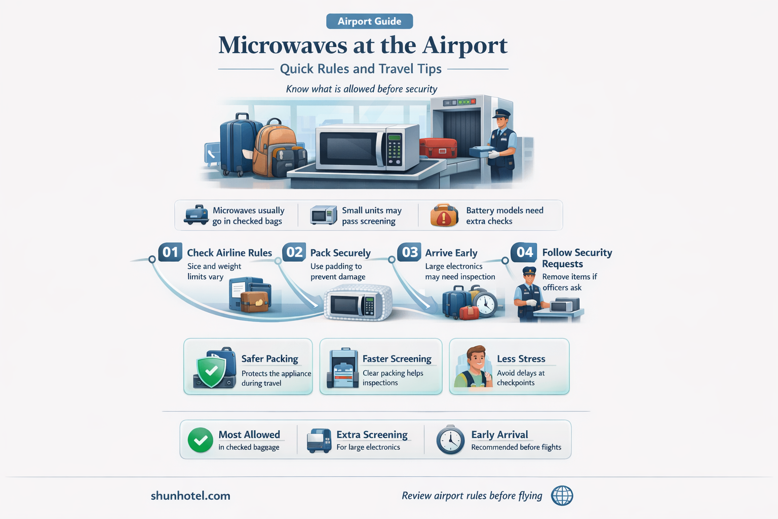 are there microwaves at the airport