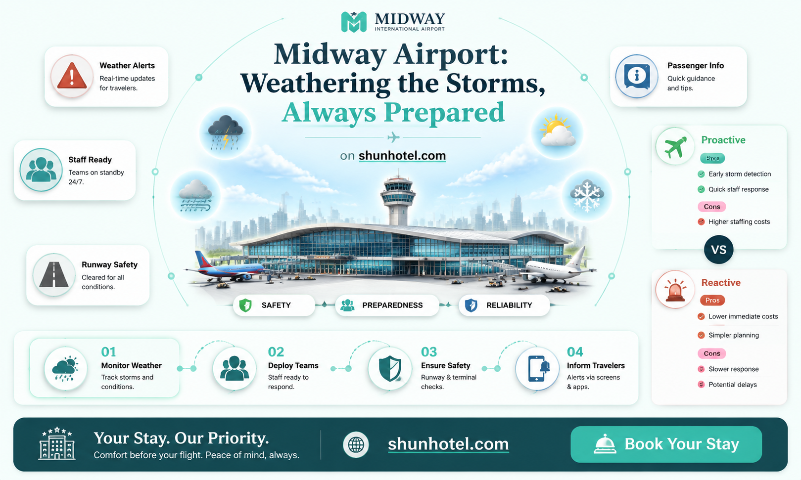 are midway airport expected to weather