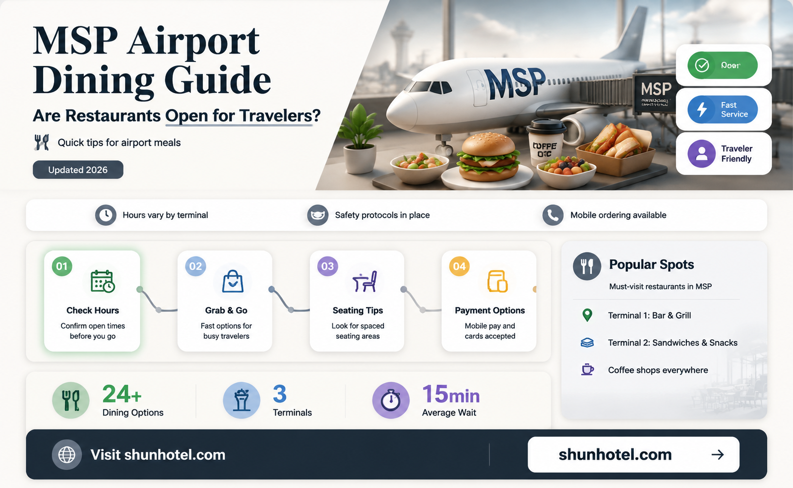 are msp airport restaurants open