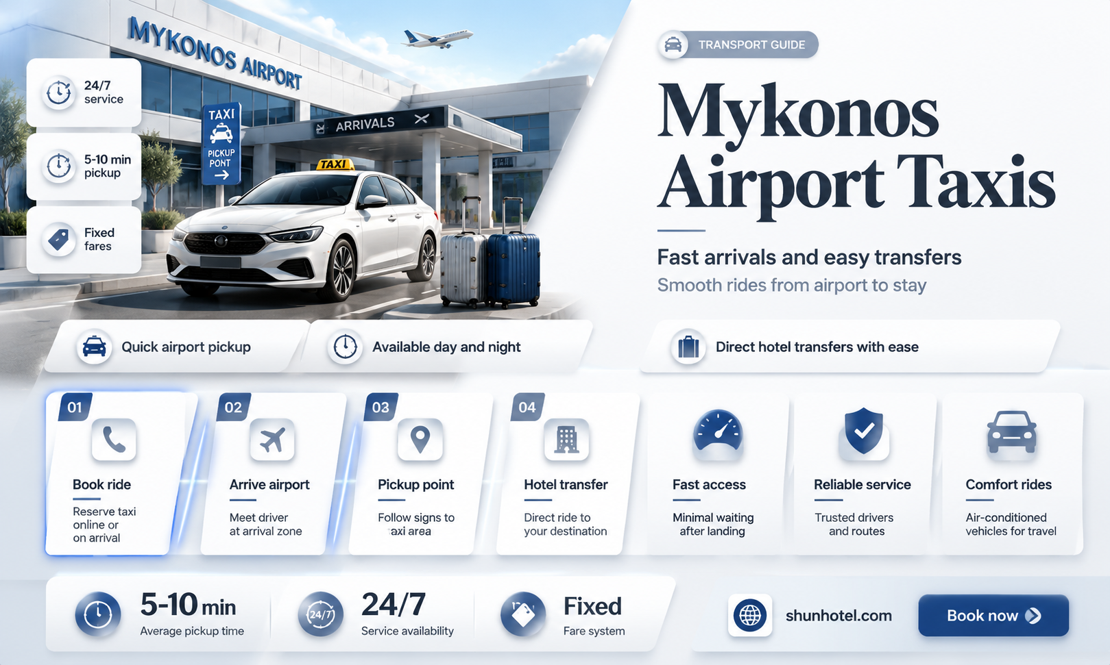 are there taxis at mykonos airport