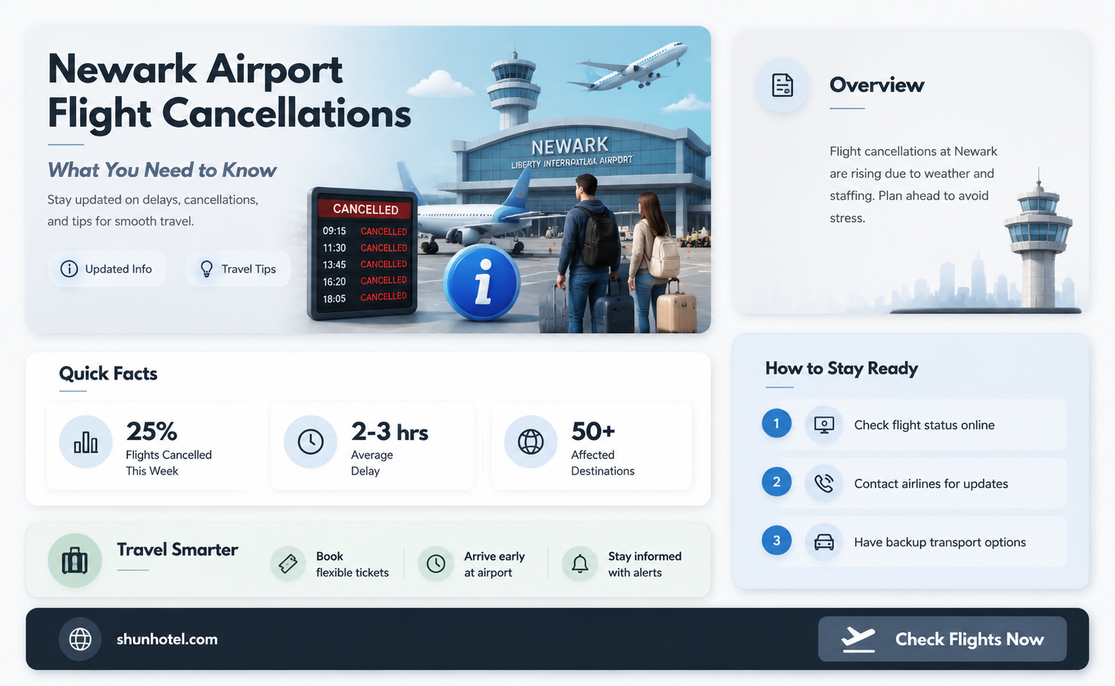 are flights cancelled at newark airport