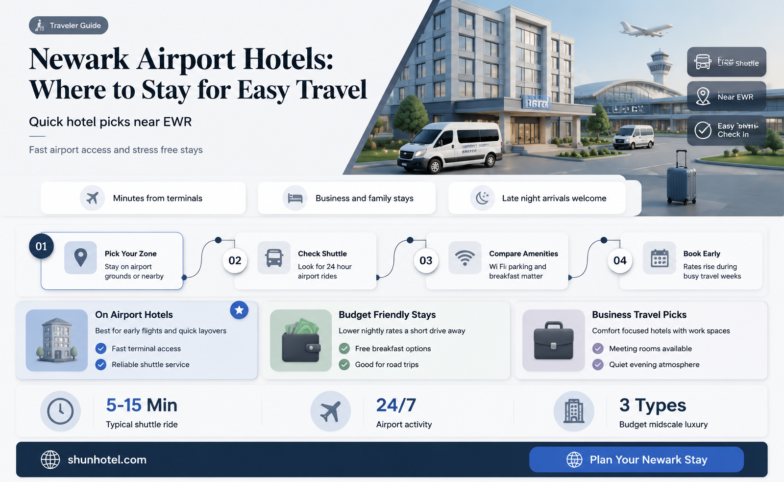 are there hotels in newark airport