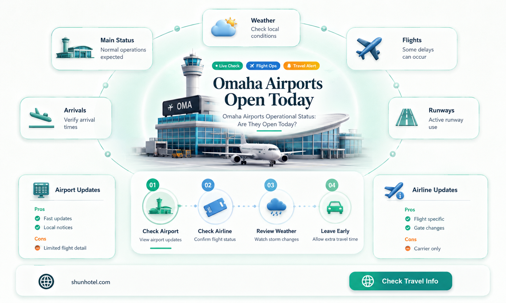 are the omaha airports open