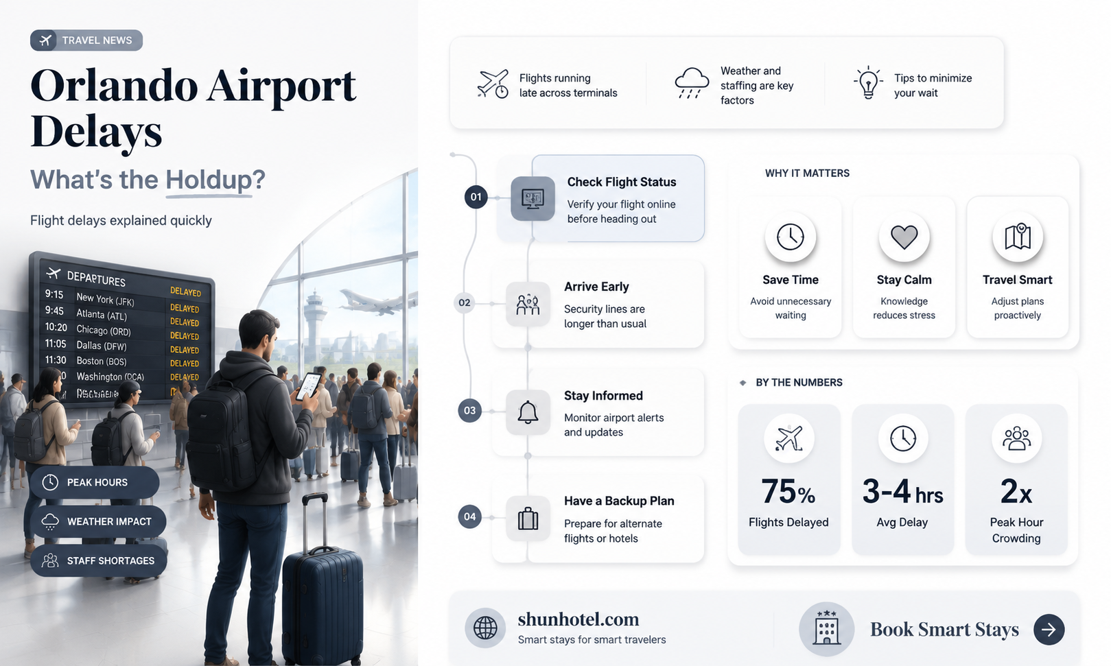 are flights delayed at orlando airport