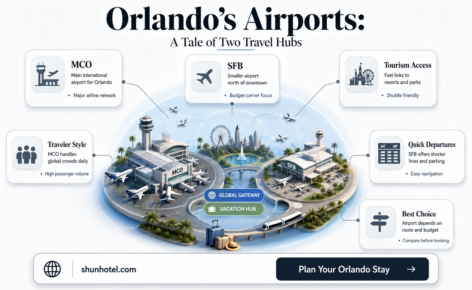 are there 2 airports in orlando