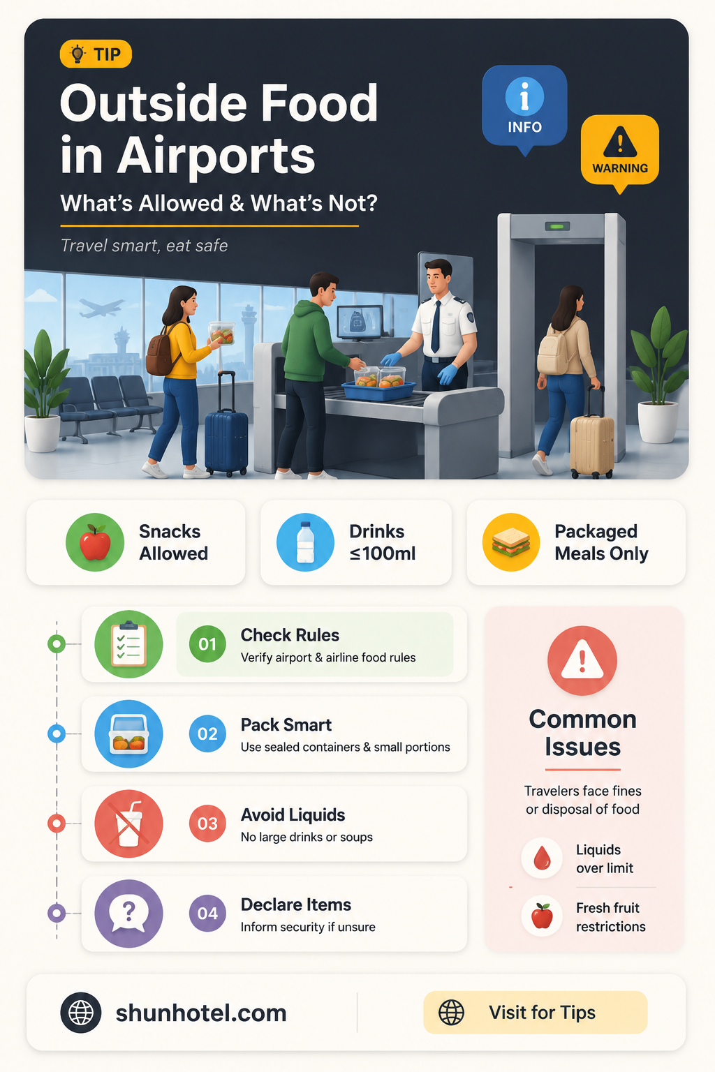are outside food allowed in airport