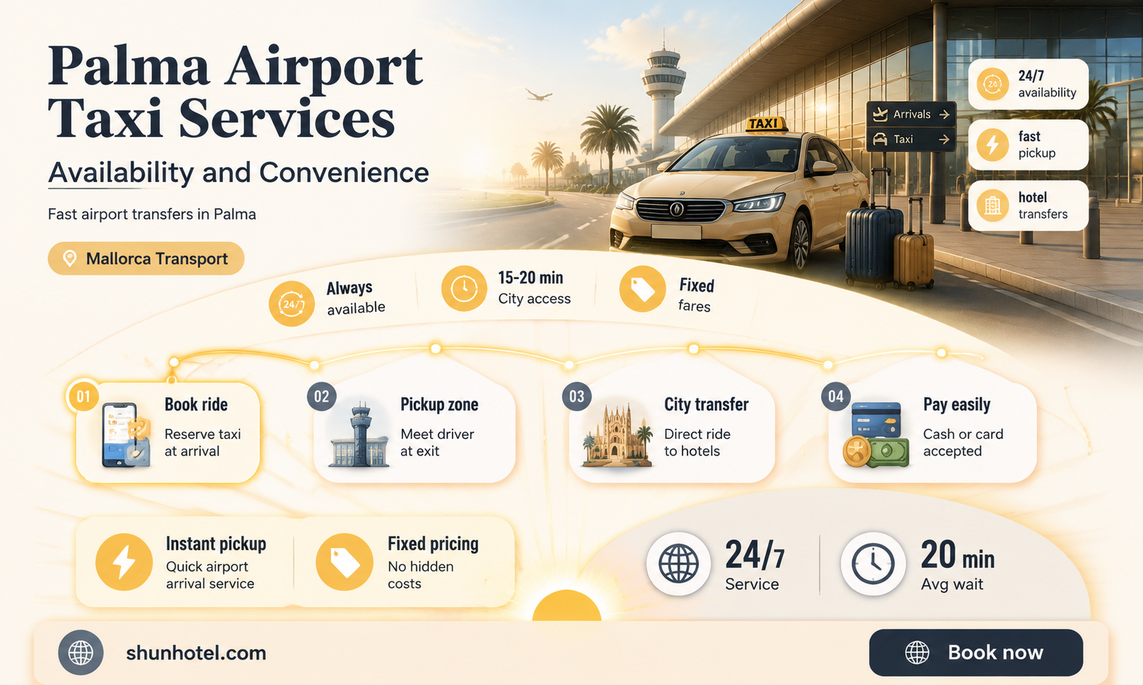 are there taxis at palma airport