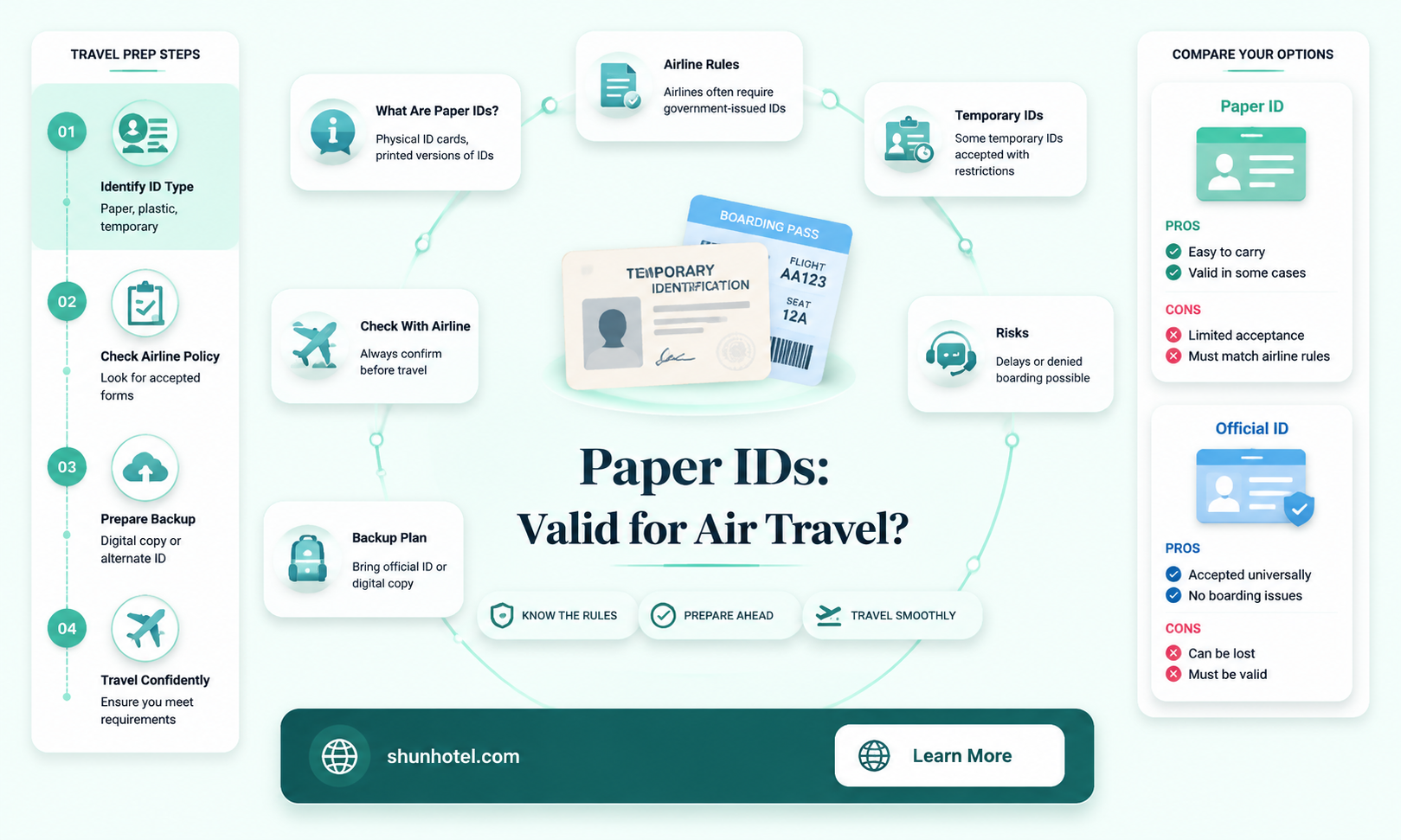 are paper ids accepted at airports