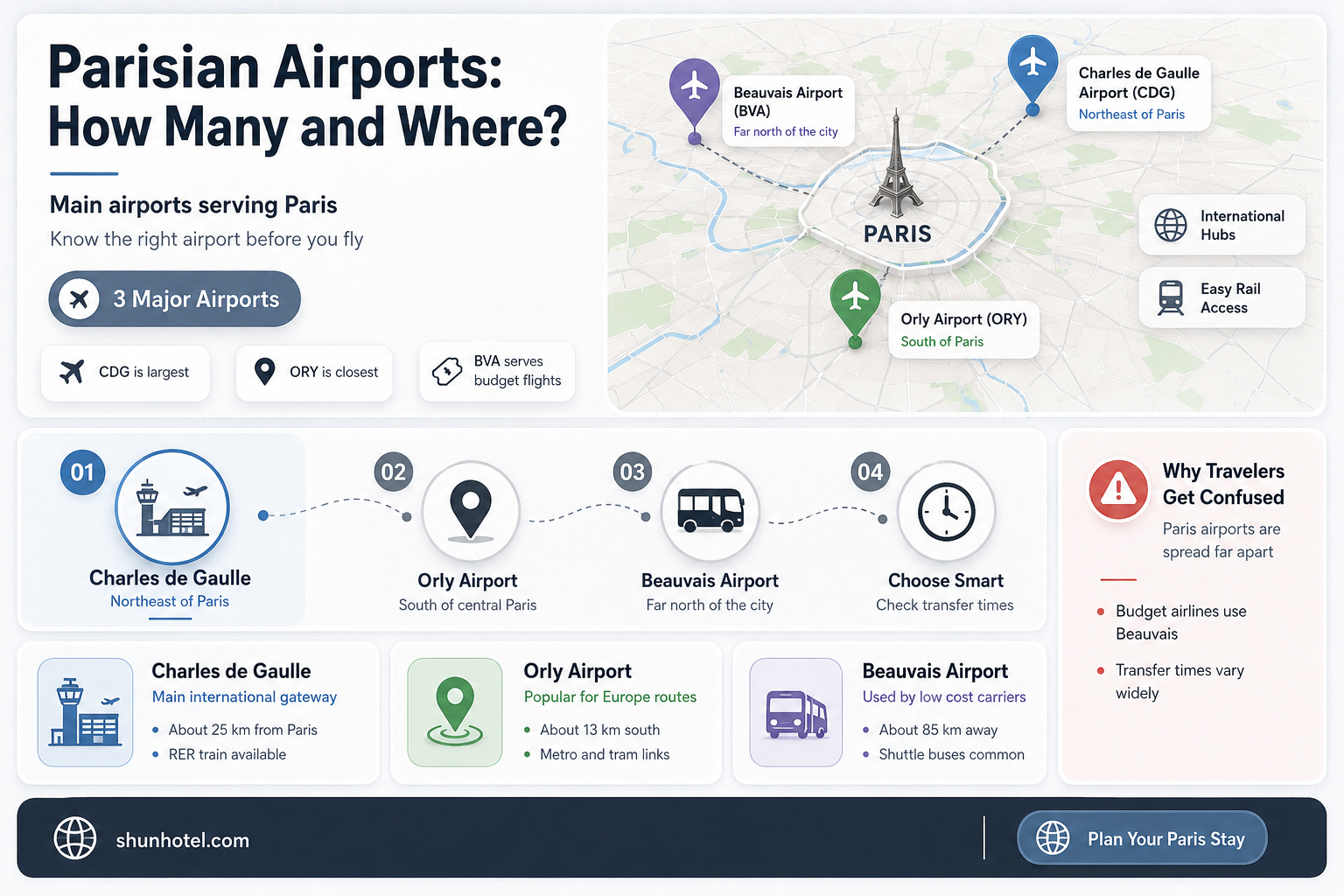 are there any airports in paris