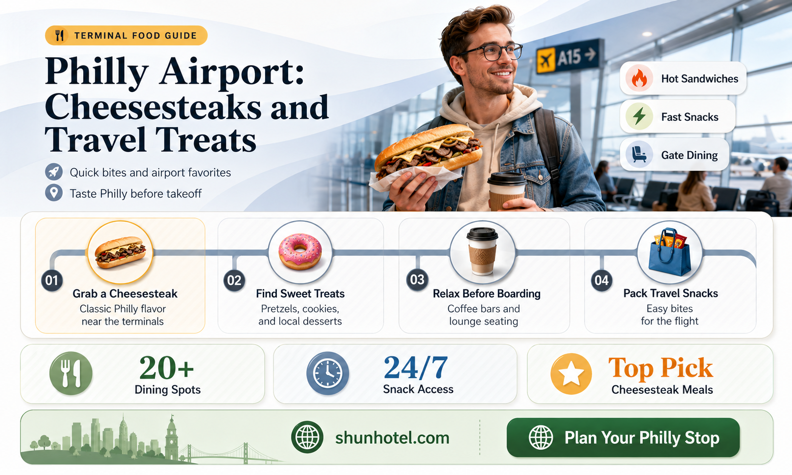 are there cheesesteaks in phl airport