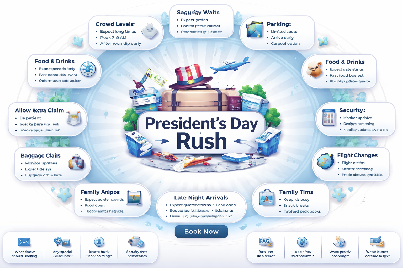 are airports busy on presidents day