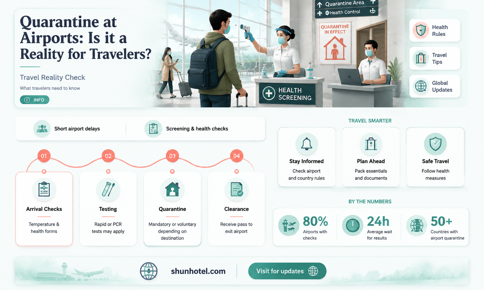 are people being quarantined at airports