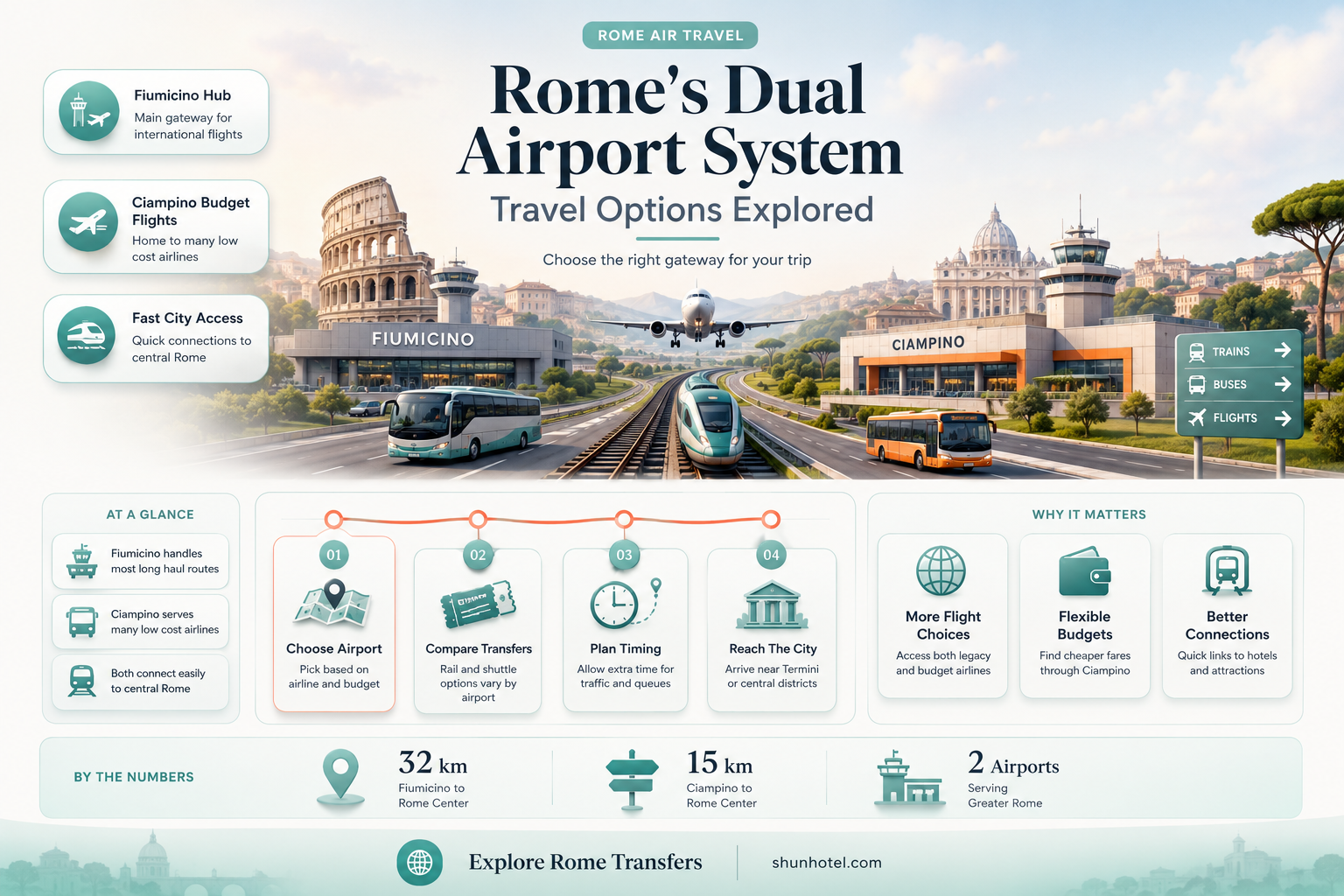 are there 2 airports in rome