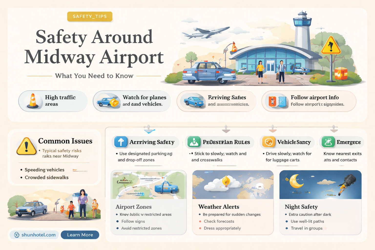 are areas around midway airport safe