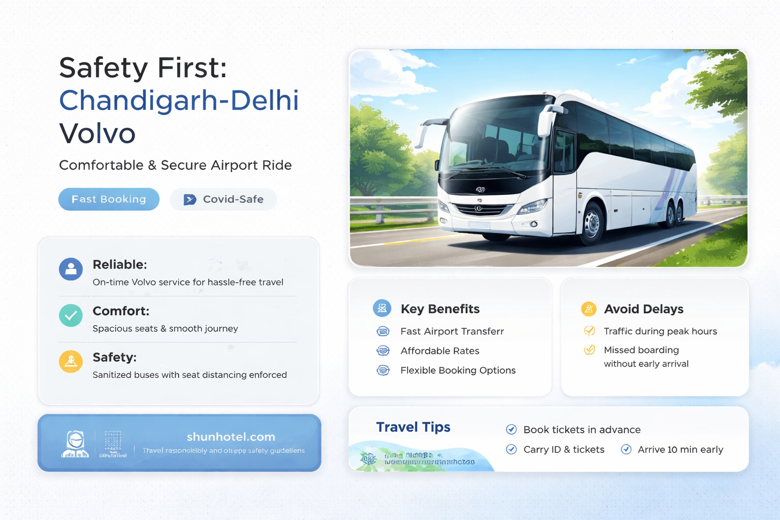 are chandigarh delhi airport volvo safe