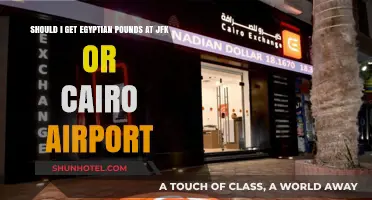 Where to Exchange Currency: JFK or Cairo Airport for Egyptian Pounds?